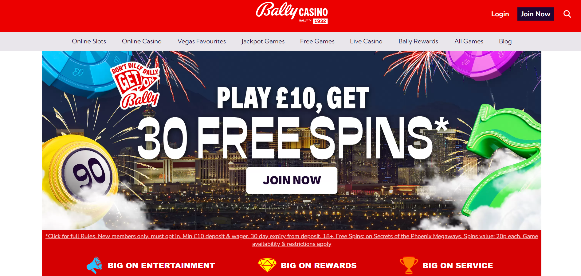 Full review of Bally Casino: Benefits, Games and Bonuses