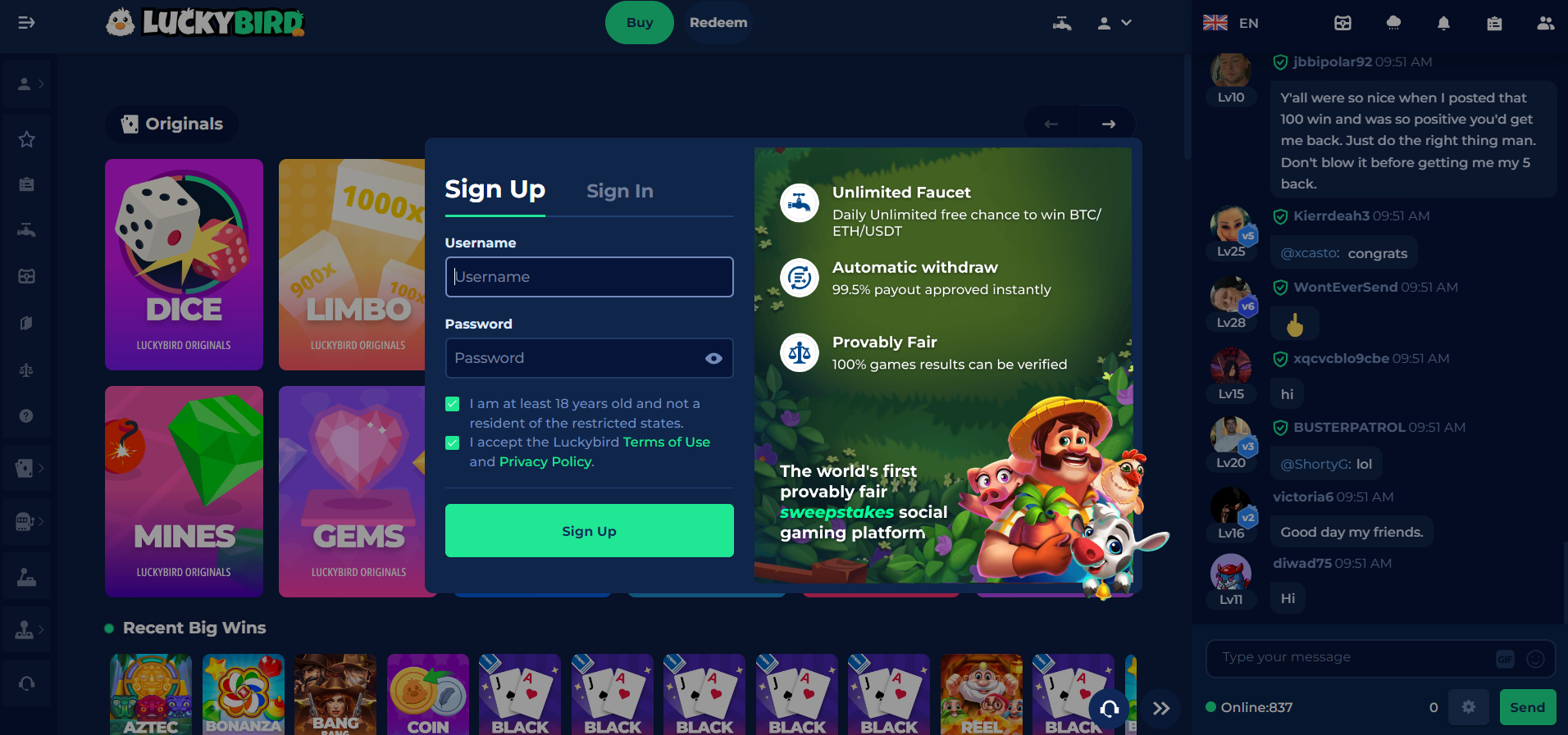 LuckyBird 2024 casino review: new features and attractive offers