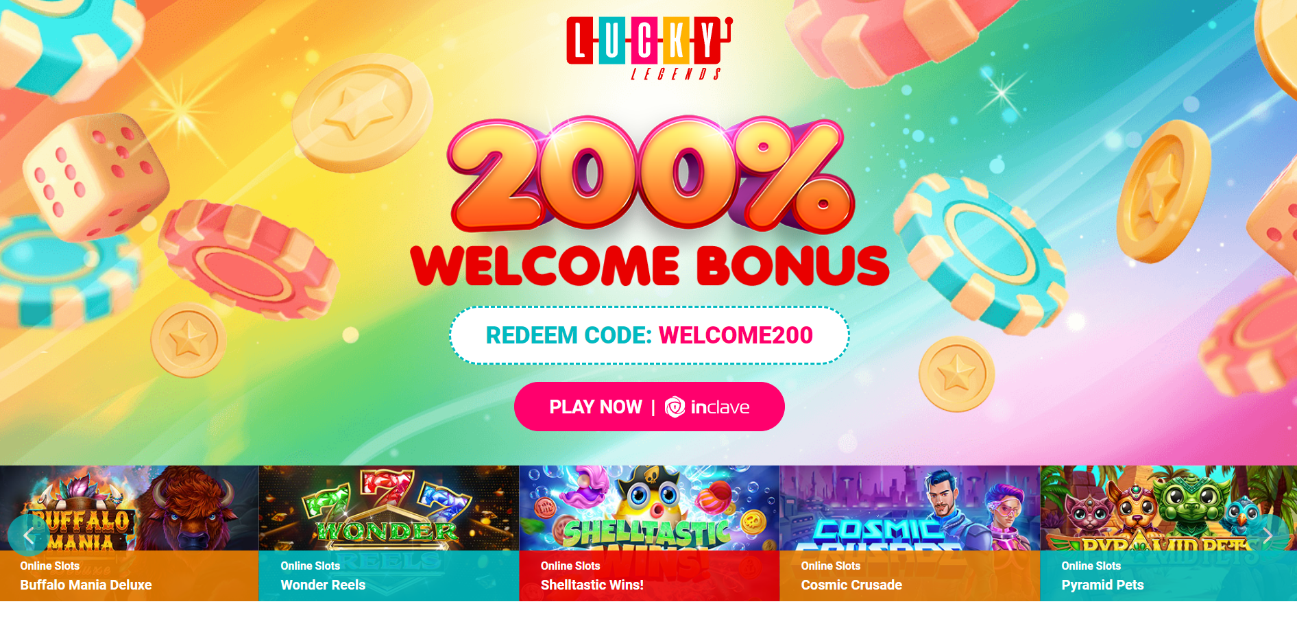 Lucky Legends Casino Review